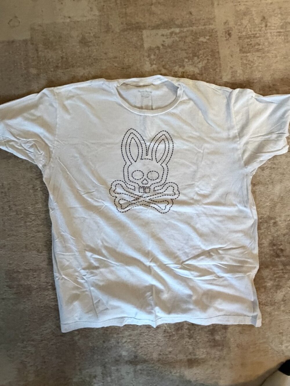 Psycho Bunny Oversized Logo Graphic T-Shirt Men's XL Casual Tee